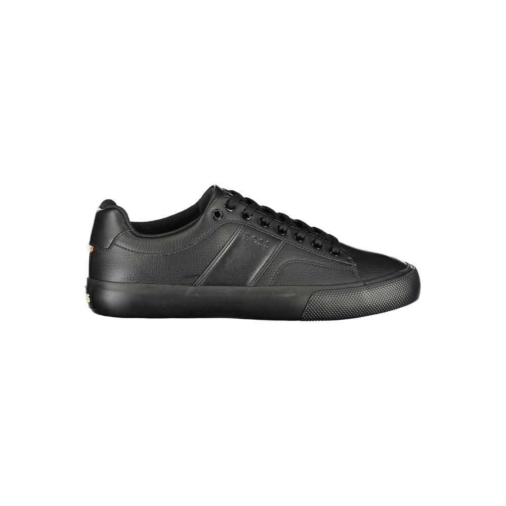 Hugo Boss Black Polyester Men Sneaker