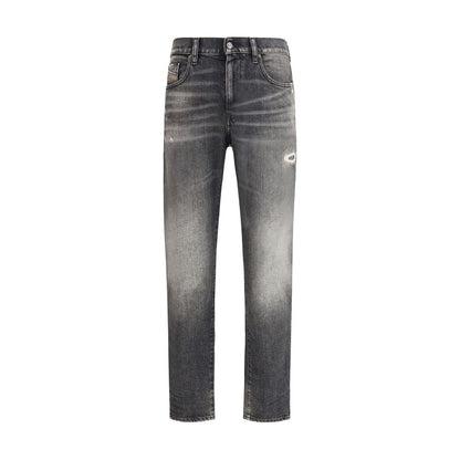 Diesel Grå Bomuld Relaxed Fit Jeans