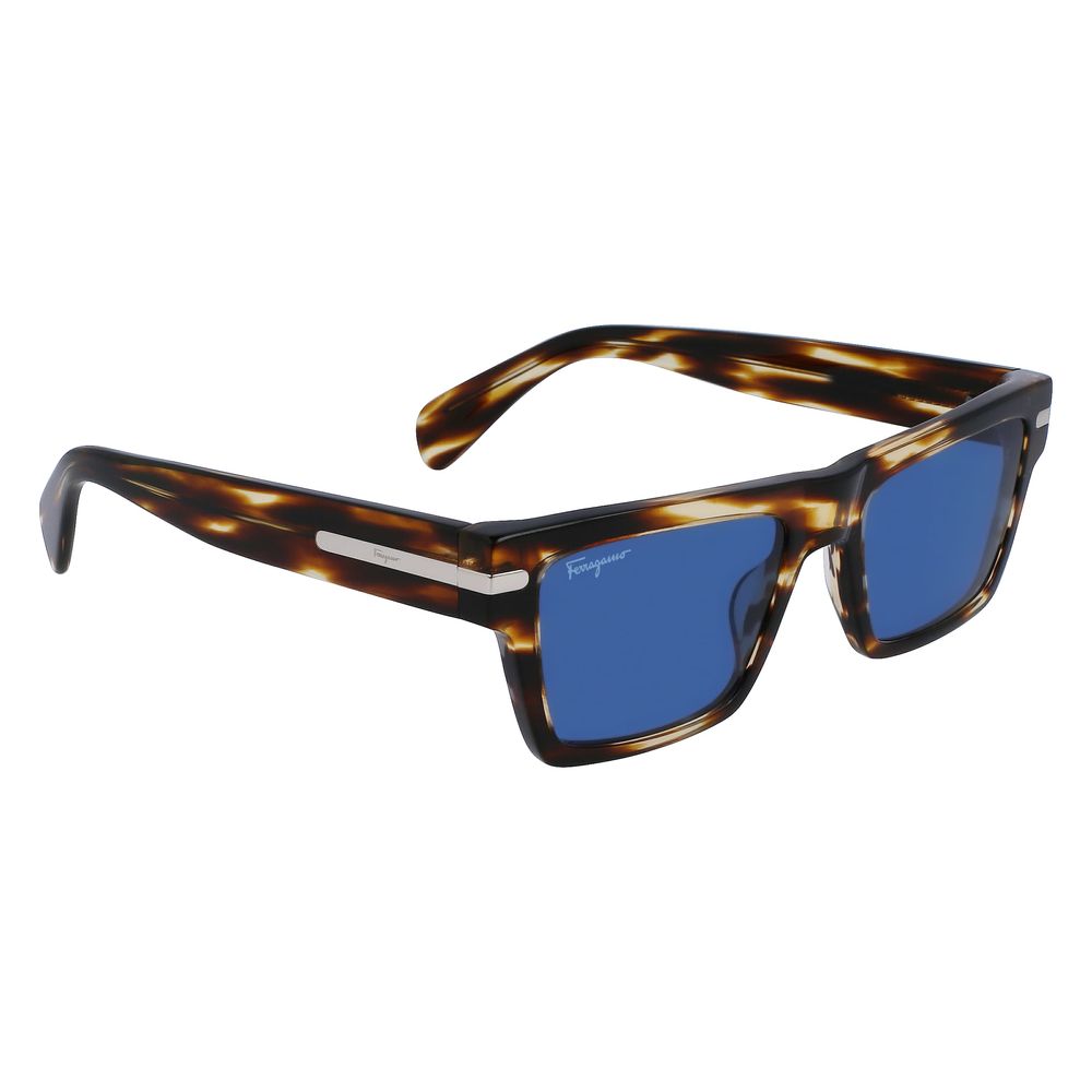 Ferragamo brune acetat solbriller
