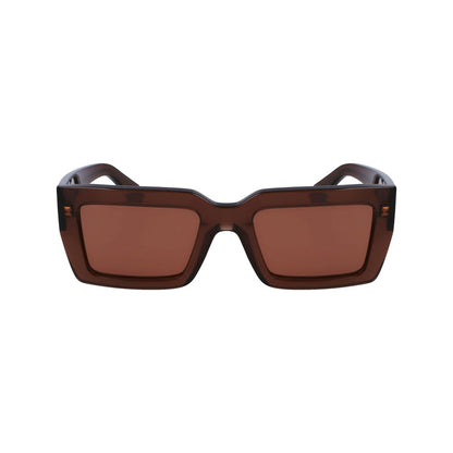 Ferragamo Brown Acetate Sunglasses