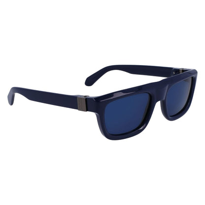 Ferragamo Blue Acetate Sunglasses