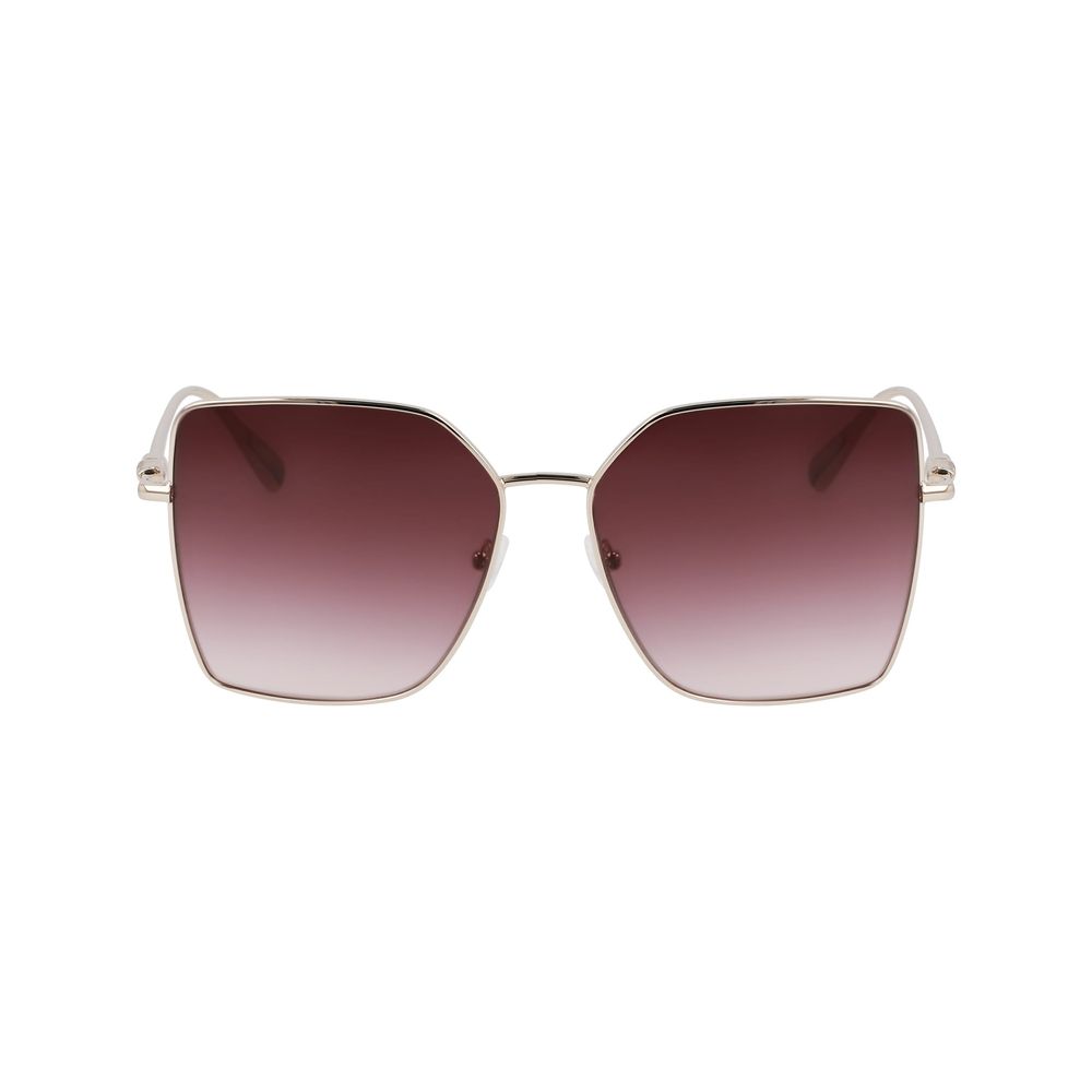 Longchamp Gold Metal Sunglasses