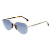 Lozza Gray Metal Sunglasses