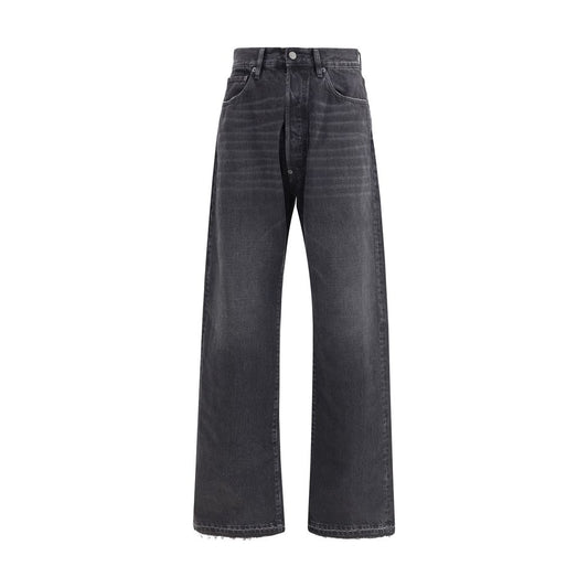 Margiela Black Cotton High-Waisted Jean