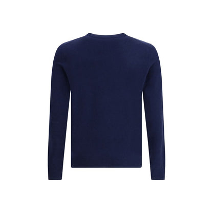 Aragona Cashmere Blå Merino Uld Cashmere Sweater