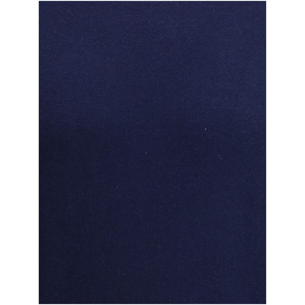 Aragona Cashmere Blå Merino Uld Cashmere Sweater