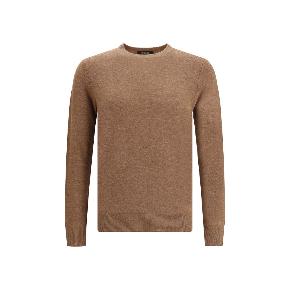 Aragona Cashmere Brun Merino Uld Sweatshirt