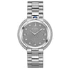 Bulova Gray Stainless Steel Dress Watch