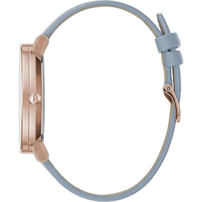 Furla Blue Leather Dress Watch