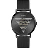 Guess Black Stainless Steel Dress Watch