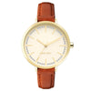 Nine West Brown Leather Dress Watch