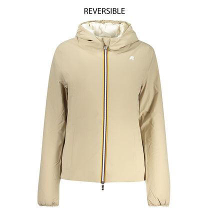 K-WAY Beige Nylon Women Jacket