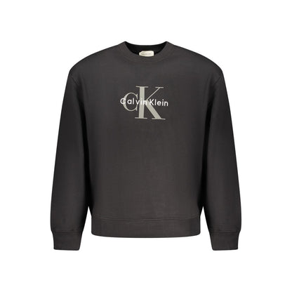 Calvin Klein sort bomulds sweatshirt