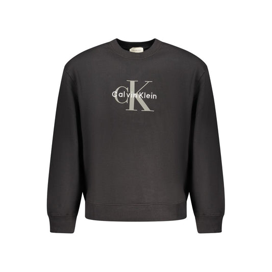 Calvin Klein sort bomulds sweatshirt