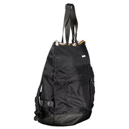 K-WAY Black Polyamide Unisex Backpack