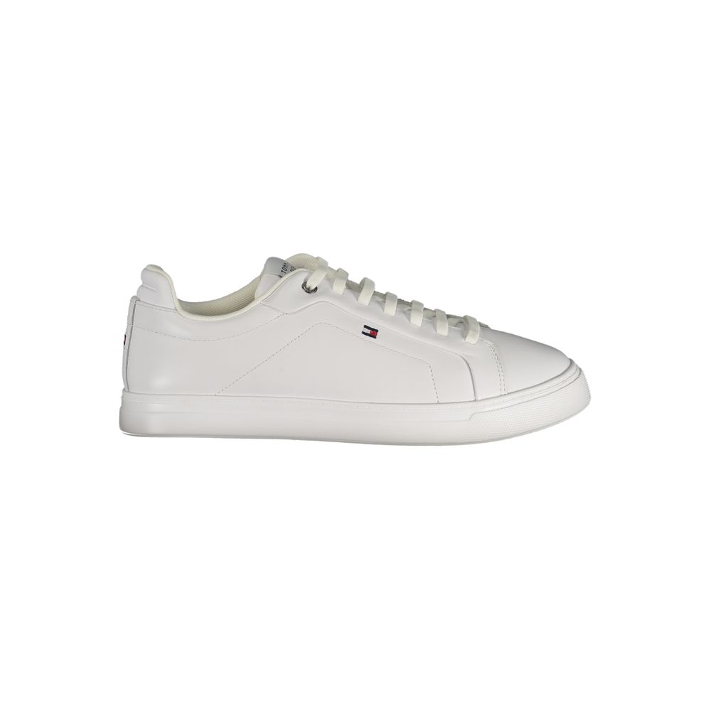 Tommy Hilfiger Hvide Læder Herre Sneaker