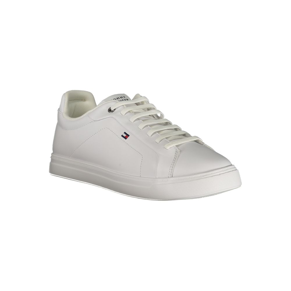 Tommy Hilfiger Hvide Læder Herre Sneaker