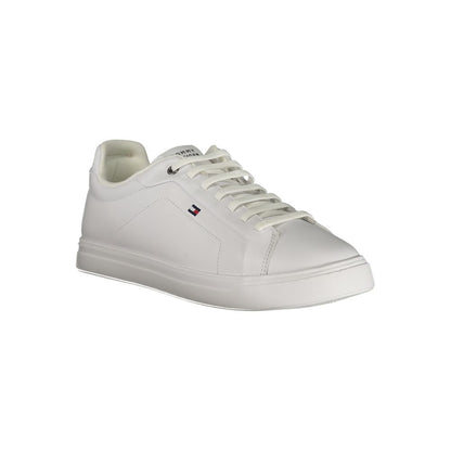 Tommy Hilfiger Hvide Læder Herre Sneaker