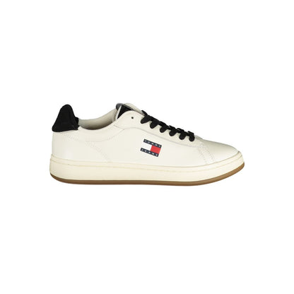 Tommy Hilfiger Hvid Læder Dame Sneaker