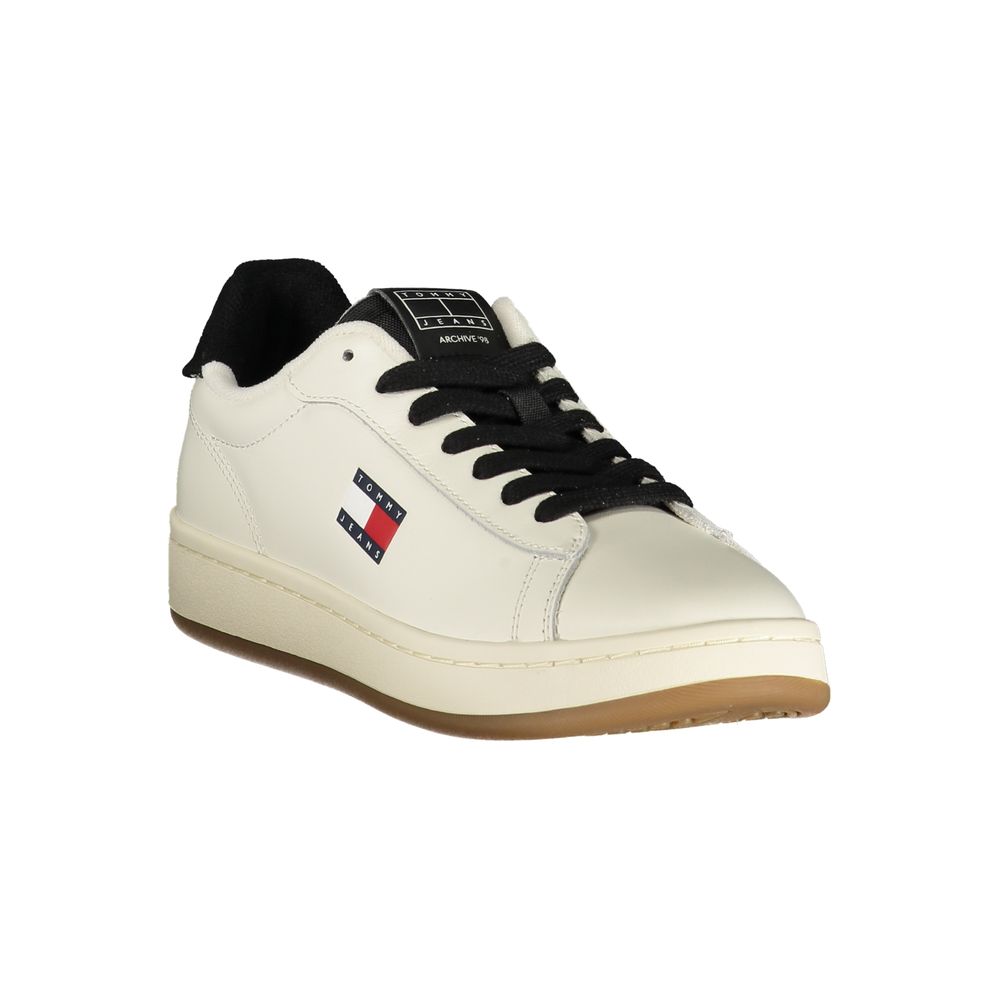 Tommy Hilfiger Hvid Læder Dame Sneaker