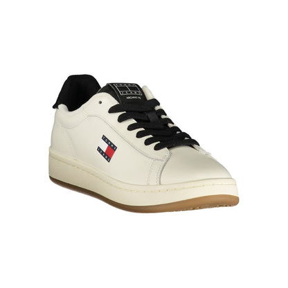 Tommy Hilfiger Hvid Læder Dame Sneaker