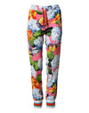 Dolce & Gabbana Multicolor Floral Mid Waist Jogger Pants