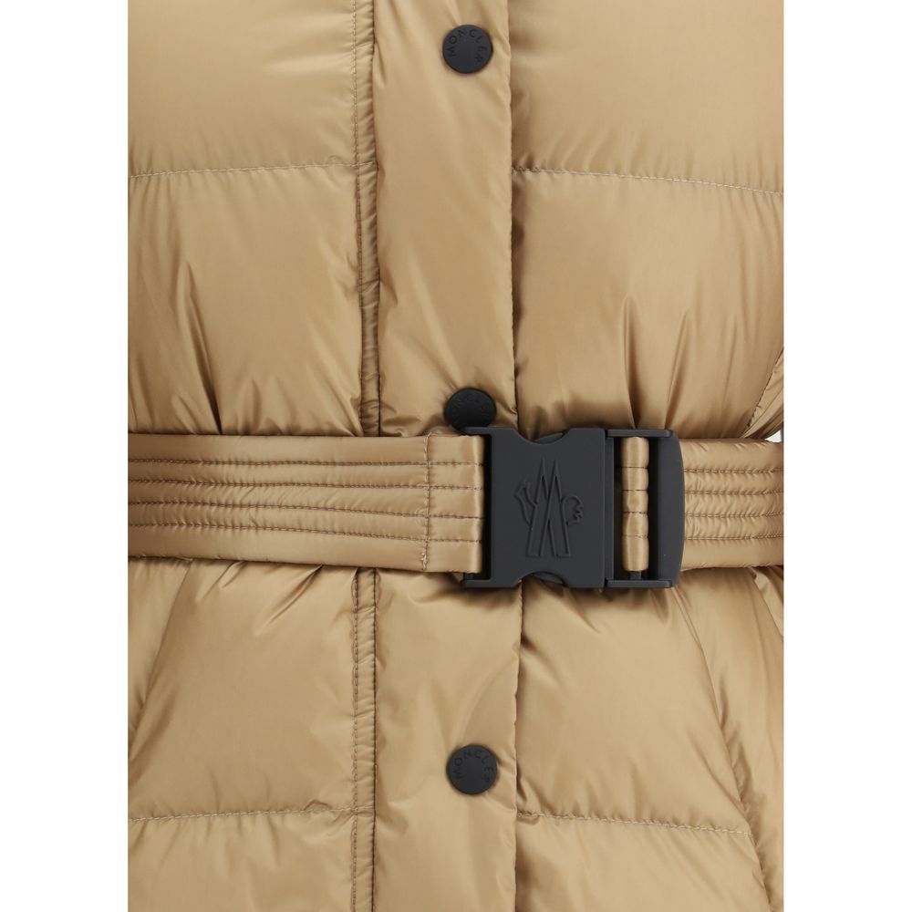Moncler Grenoble Beige Polyamidfrakke