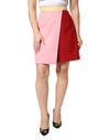Dolce & Gabbana Multicolor Wool Casual High Waist Mini Skirt