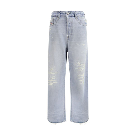 Diesel Lyseblå Bomuld Relaxed Fit Jeans