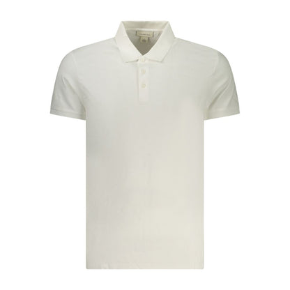 Calvin Klein Hvid Bomuld Herre Poloshirt