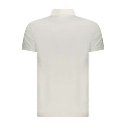 Calvin Klein Hvid Bomuld Herre Poloshirt