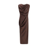 Vivienne Westwood Brown Polyester Cocktail Dress