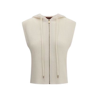 Max Mara White Wool Sweater