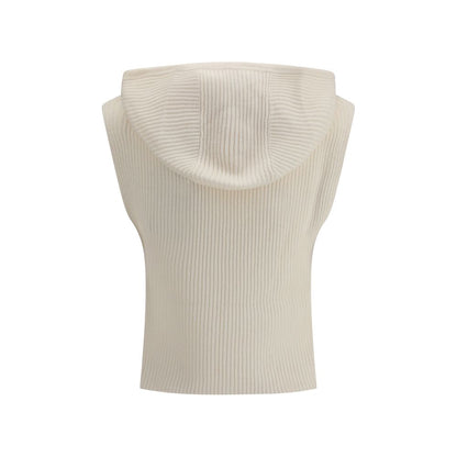 Max Mara White Wool Sweater