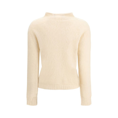Max Mara Cream Polyamide Sweatshirt