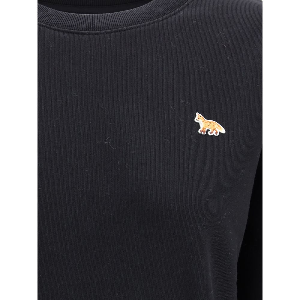 Maison Kitsuné Black Cotton Sweatshirt