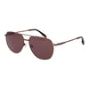 Hackett Brown Metal Sunglasses