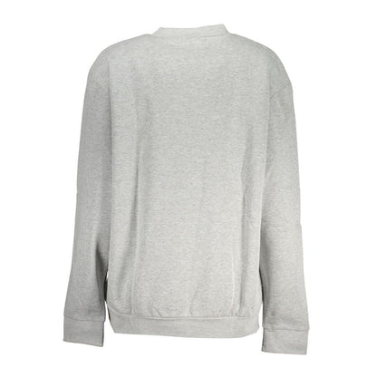 Cavalli Class Gray Cotton Sweatshirt