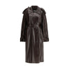 Max Mara Brown Cotton Coat