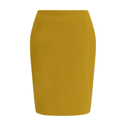 Saint Laurent Yellow Viscose Skirt