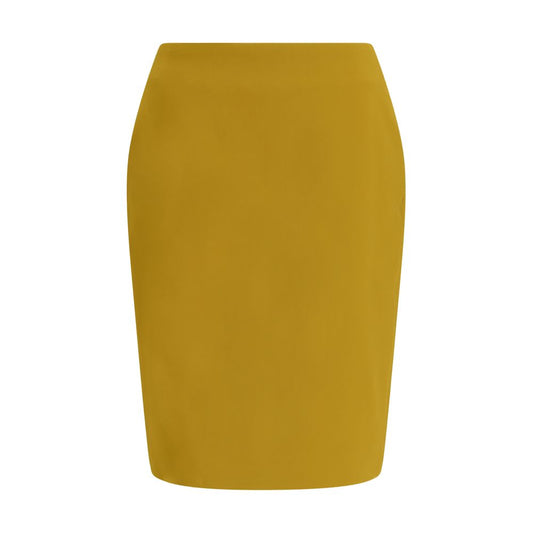 Saint Laurent Yellow Viscose Skirt