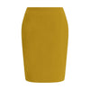 Saint Laurent Yellow Viscose Skirt
