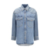 Agolde Blue Denim Shirt