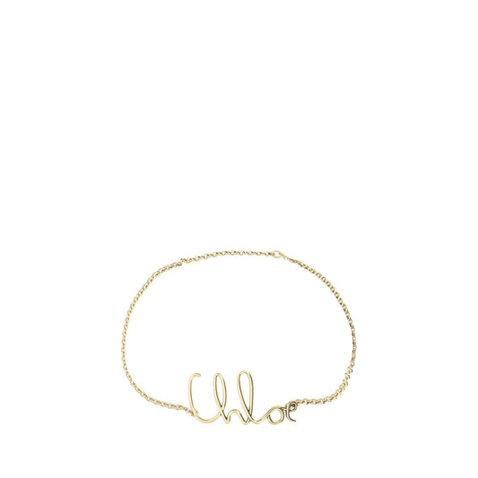 Chloé Gold Brass Thin Belt