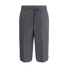 Thom Browne Gray Wool Bermuda Shorts