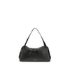 Jil Sander Black Calf Leather Bos Taurus Shoulder Bag