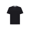 Brunello Cucinelli Black Cotton T-Shirt