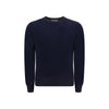 Brunello Cucinelli Blue Fleece Wool Sweatshirt