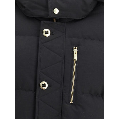 Moose Knuckles Black Cotton Coat