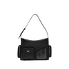 MCM Black Fabric Shoulder Bag